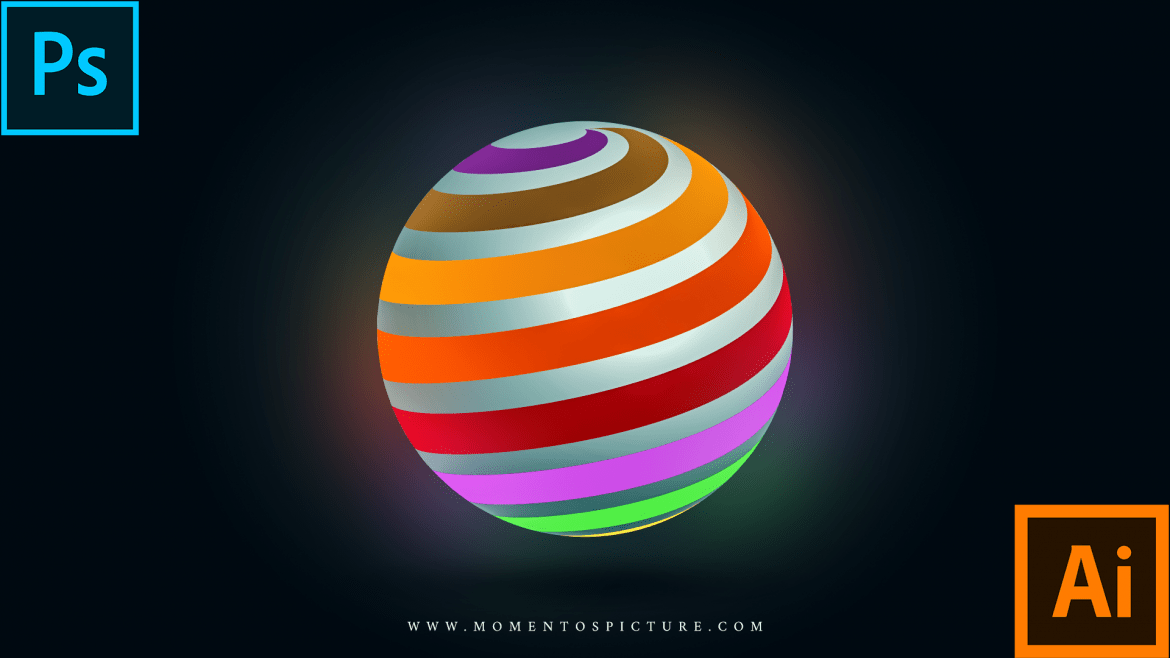 3D Ball 2020 Illustration