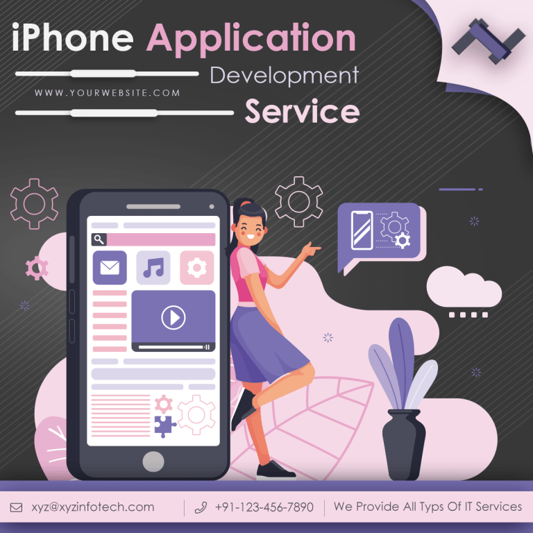 Attractive IOS Application Development Banner